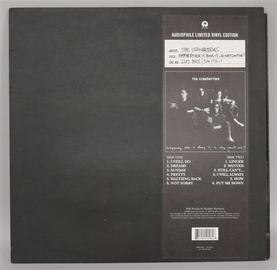 The Cranberries, Everybody Else is Doing It... Audiophile pressing LP VG+/EX